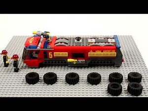 Lego 60061 Airport Firetruck Stopmotion build