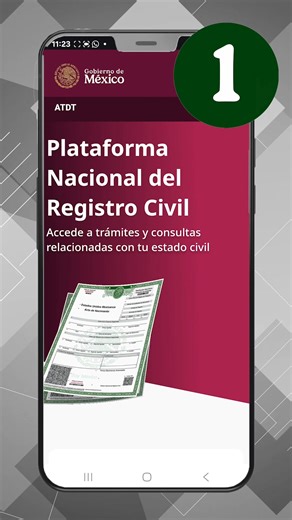 Si necesitas tu acta de nacimiento para algún trámite, obtenla fácilmente desde tu celular en la Plataforma Nacional del Registro Civil Sigue estos pasos: 1️⃣ Entra a https://www.miregistrocivil.gob.mx/ 2️⃣ Elige Acta de nacimiento en línea e inicia el trámite con tu cuenta Llave MX 3️⃣ Ingresa tu CURP y datos de la persona que hizo el registro 4️⃣ Revisa y confirma que la información sea correcta 5️⃣ Realiza el pago y descarga tu acta 👇En el video te explicamos paso a paso | Agencia de Transfo