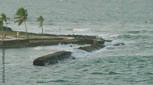 Escambron Beach in San Juan, Puerto Rico Day Time