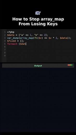 How to Stop array_map From Losing Keys #keys