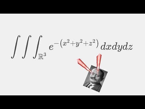 This integral is speaking VOLUMES! Doing the triple Gaussian using spherical and polar coordinates