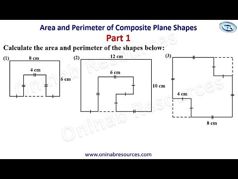 Area and Perimeter of Composite Plane Shapes Part 1
