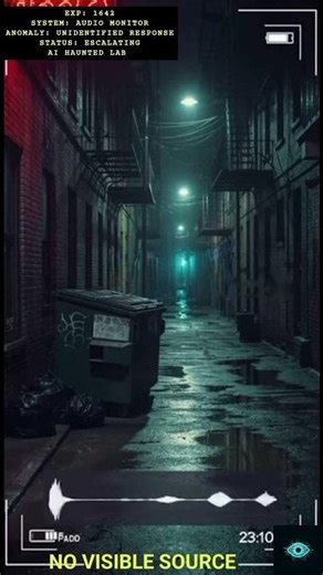 CCTV Microphone Picked Up a Voice With No Source | EXP 1642 | AI Haunted Lab | #aihorror #sora2