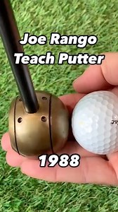 The "Joe Rango My Friend the Teach" Putter from 1988 is the "Crazy Putter of the Week". Designed for both righties and lefties, this works much better than the Sergio Garcia Putterball I have previously featured. Play Retro #putters #putter #golflife #golfer #golfing #golfclubs | Retrogolfguy