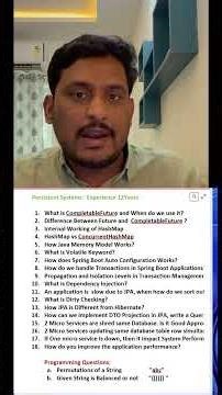 Persistent Systems Interview Questions ✅