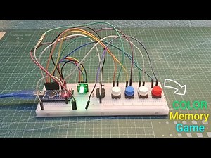 🎮 Color Memory Game By Using Ardunio Nano 🔥 | DIY Electronics Project