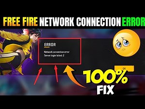 Free Fire Network Connection Error | Server Login Failed: 2 | Free Fire Not Opening Today