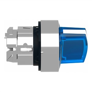 ZB4BK1463 - blue illuminated selector switch head Ø22 2-position spring return | Schneider Electric Israel