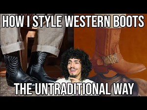 How To Style Western Boots | Menswear Trends 2025