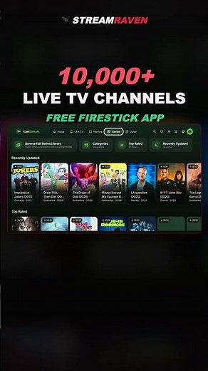 The FREE Live TV App Every Firestick Needs in 2026 🔴 10,000+ Channels #shorts