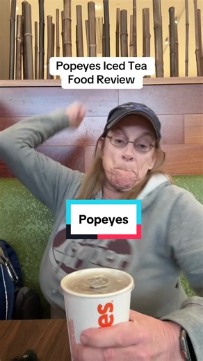 Popeyes Unsweet Iced Tea Review: Third Try