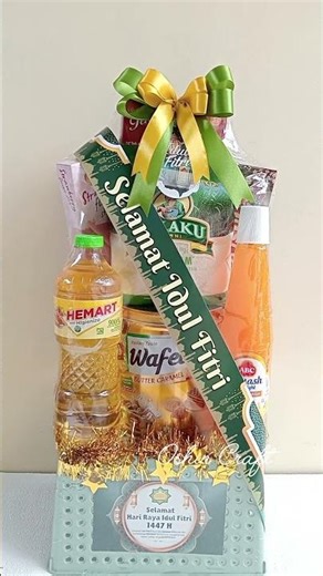 Bikin Parcel Lebaran Jadi Cantik #diy #hampers #parcellebaran
