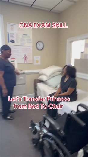 CNA Exam Skill: Patient Transfer from Bed to Chair