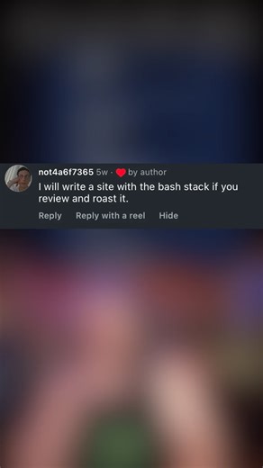 Dave Eddy on Instagram: "Debugging login and register user failures in a website written in BASH! you suck at programming #programming #devops #bash #linux #unix #software #terminal #shellscripting #tech #stem"