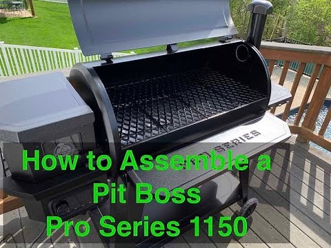 How to Assemble a Pit Boss Pro Series 1150 Pellet Grill
