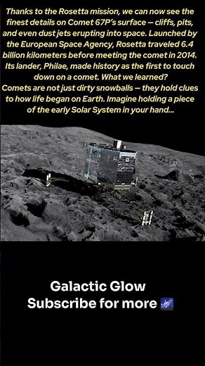 Rosetta: The First Mission to Land on a Comet 🛰️☄️