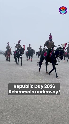 The Presidential Bodyguards prepare for one of the grandest ceremonial events #Republic Day 2026