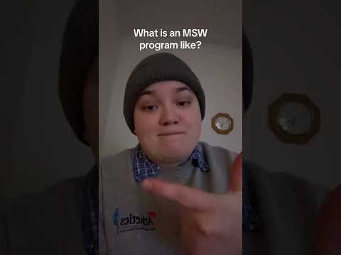 What is an MSW program like?