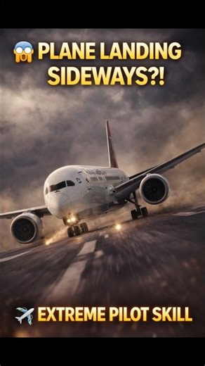 Plane Landing Sideways?! 😱 | Extreme Crosswind & Insane Pilot Skill ✈️ | Explained by Ravi
