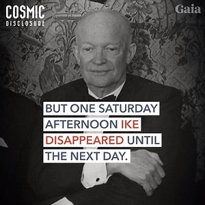 Reports of President Eisenhower's trip to Palm Springs in 1954 claim he secretly met with extraterrestrials at Edwards AFB and later at New Mexico's Holloman AFB. Do these accounts add up? Learn more: https://cs-link.gaia.com/2Hz80YQ | Unexplained on Gaia