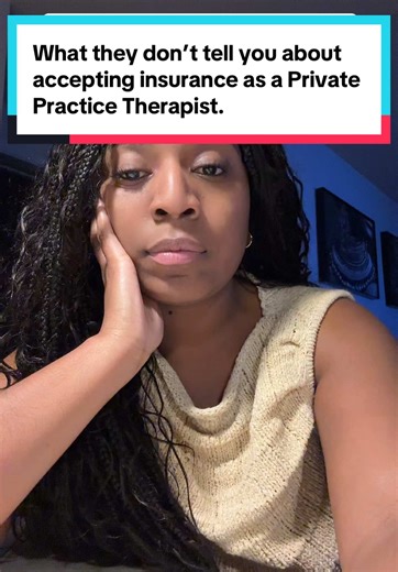 I’ve learned so much about insurance company bs since being in private practice. #dmvtherapists #blacktherapistoftiktok #medicalinsurance