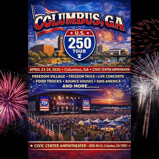 U.S. 250 Tour coming to Columbus for America’s 250th birthday celebration