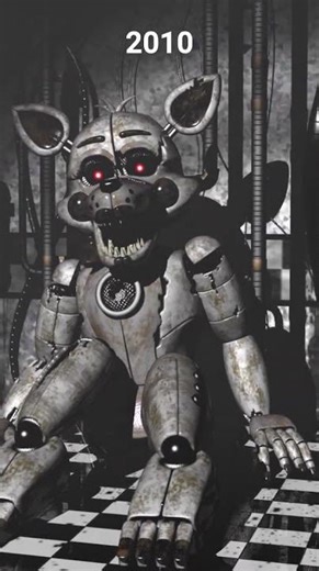FNAF Fourth Closet Funtime Foxy over the years