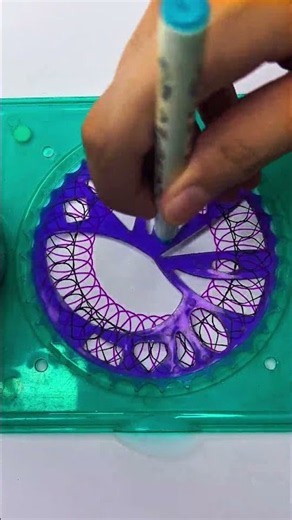 Geometric Strokes Relaxing Spirograph Drawing#spirograph #satisfying #asmr #viralasmr