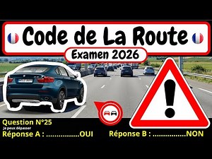 ✅ TEST GRATUIT DU CODE DE LA ROUTE 2026 🚗 #169