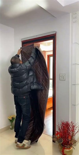 Well and outstanding door curtain decoration system work too beautiful.