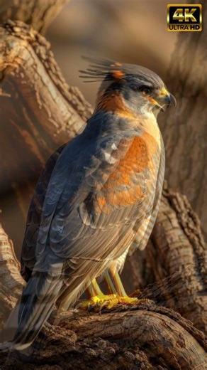 Accipitridae Call | Sharp Reedy “Keks” Up Close | Bird Sound ASMR | 4K Close-Up