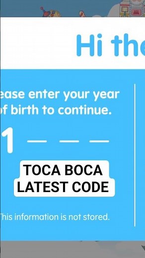 NEWEST AND LATEST CODE TOCA BOCA #tocaboca #tocalifeworld