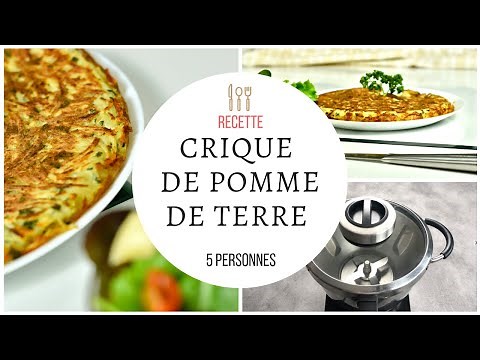 Crique de pommes de terre - Recette au Cook Expert Magimix