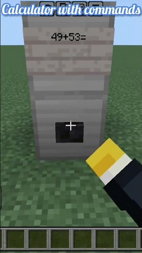 Calculator in Minecraft Commands #shorts