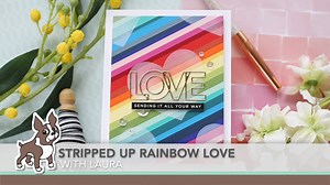 3.2K views · 186 reactions | HAPPY FRIDAY, friends! Laura Bassen has taken to cardmaking stripping again (藍藍藍) in the latest edition of #AmoreLauraFadora and we just LOVE how she stenciled on hearts in our white ink for a dreamy layer on this fabulous card!! Pop by the blog for more details: https://bit.ly/3AP4sZj | SimonSaysStamp.com | Facebook