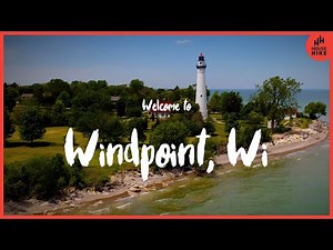 Windpoint Lighthouse, Wind Point Wisconsin USA | 4K Drone Video