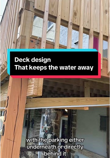 Putting a roof under the deck. #design #deck #phillyhouses #smartdesign #architecture