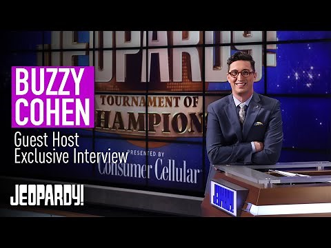 Buzzy Cohen Jeopardy! Guest Host Exclusive Interview | JEOPARDY!