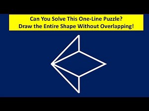 Can You Solve This One-Line Puzzle? Draw the Entire Shape Without Overlapping!