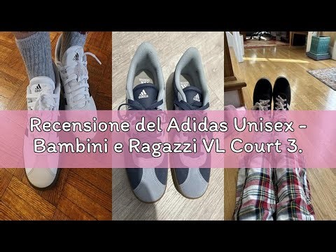Recensione del Adidas Unisex - Bambini e Ragazzi VL Court 3.0 Hook And Loop Scarpe Kids