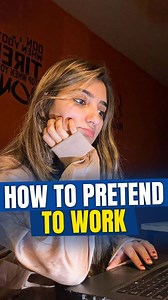 How To Pretend To Work #Reels #FakeProductivity #LookingBusy #WorkSmartNotHard #OfficeActing #Shorts | Metatainment