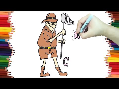 How to draw easily a HUNTER Step by Step