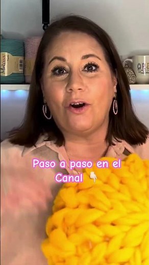 COJÍN tejido con las MANOS ✋/ Paso a paso