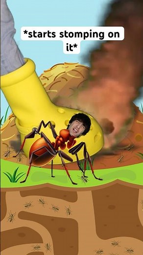 When You Stomp On An Ant Hill #shorts #relatable