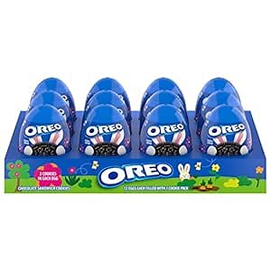Oreo Chocolate Sandwich Cookies, 12 Easter Eggs (2 Cookies Per Egg)
