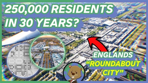 The UK’s Experimental “Roundabout City” - Milton Keynes