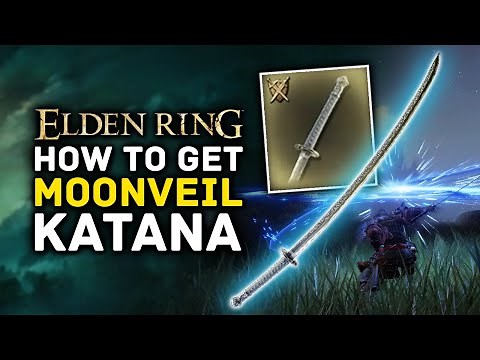 Elden Ring | How to Get MOONVEIL KATANA Location Guide - Great Dexterity & Intelligence Weapon!