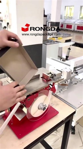 Semi auto Rigid box maker machine sample test Small batch production
