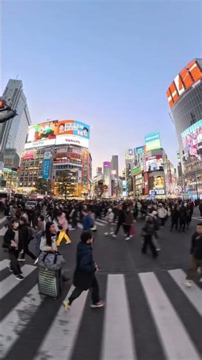 世界中から人が集まる東京・渋谷のスクランブル交差点🚶‍♂️🚶‍♀️何度見ても圧倒される、この街ならではのエネルギーを感じながら撮影しました✨#渋谷スクランブル交差点 #東京観光 #Shibuya