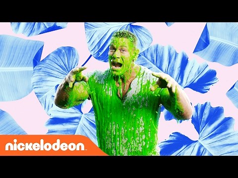 John Cena Gets Slimed | Kids' Choice Awards Music Video | Nick